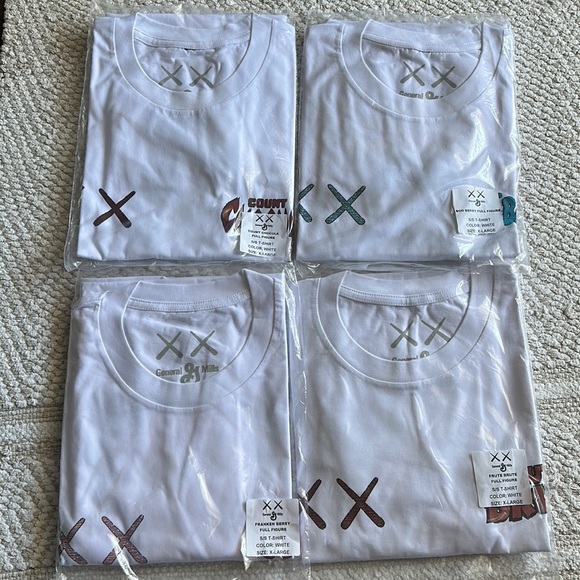 Kaws X Frankenberry x Count Chocula x Boo Berry x Frute Brute set - Picture 3 of 4